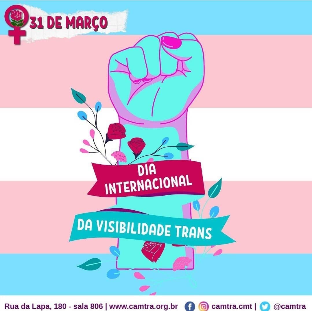 Você está visualizando atualmente 31 de Março – Dia Internacional da Visibilidade Trans