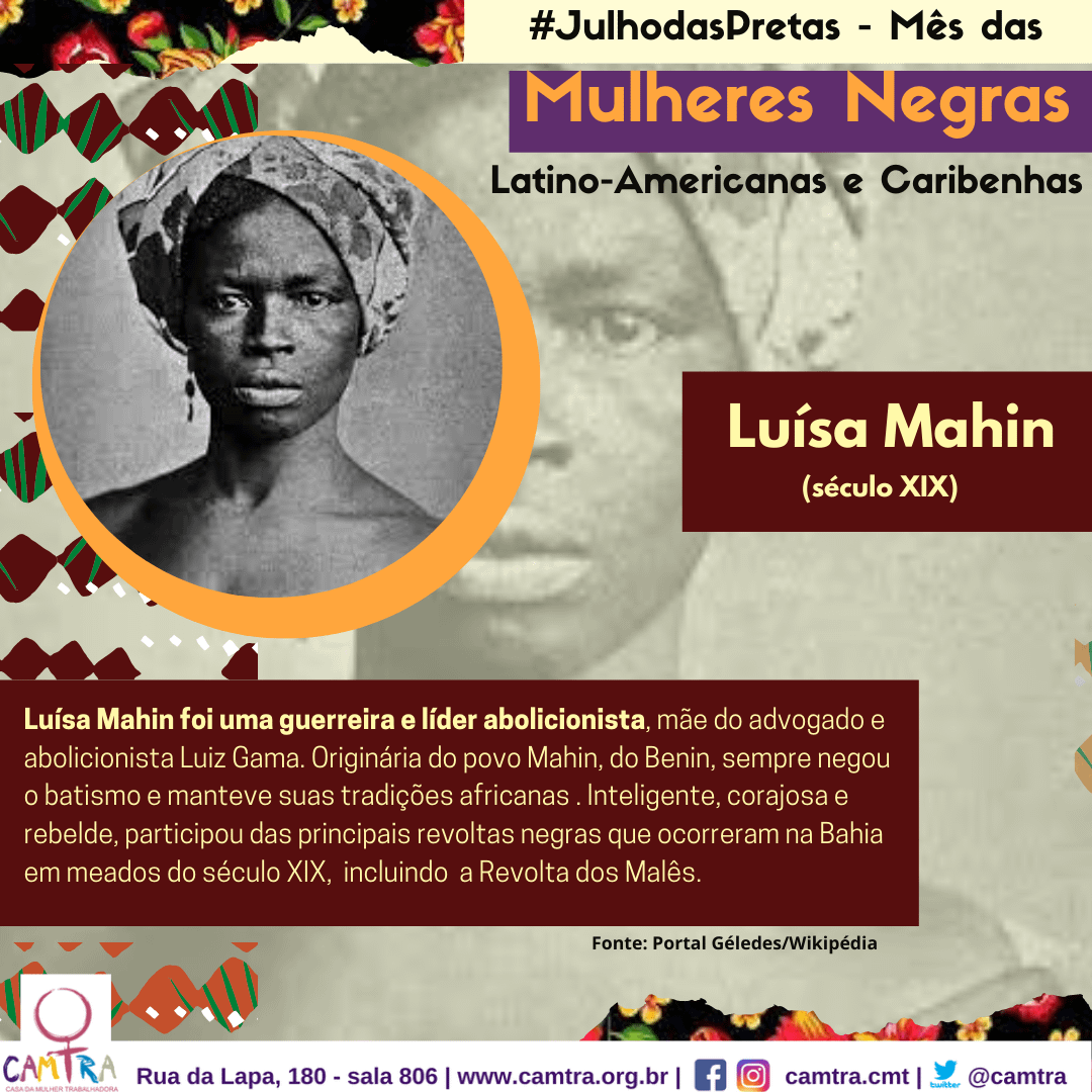 Você está visualizando atualmente #JulhodasPretas: Luísa Mahin