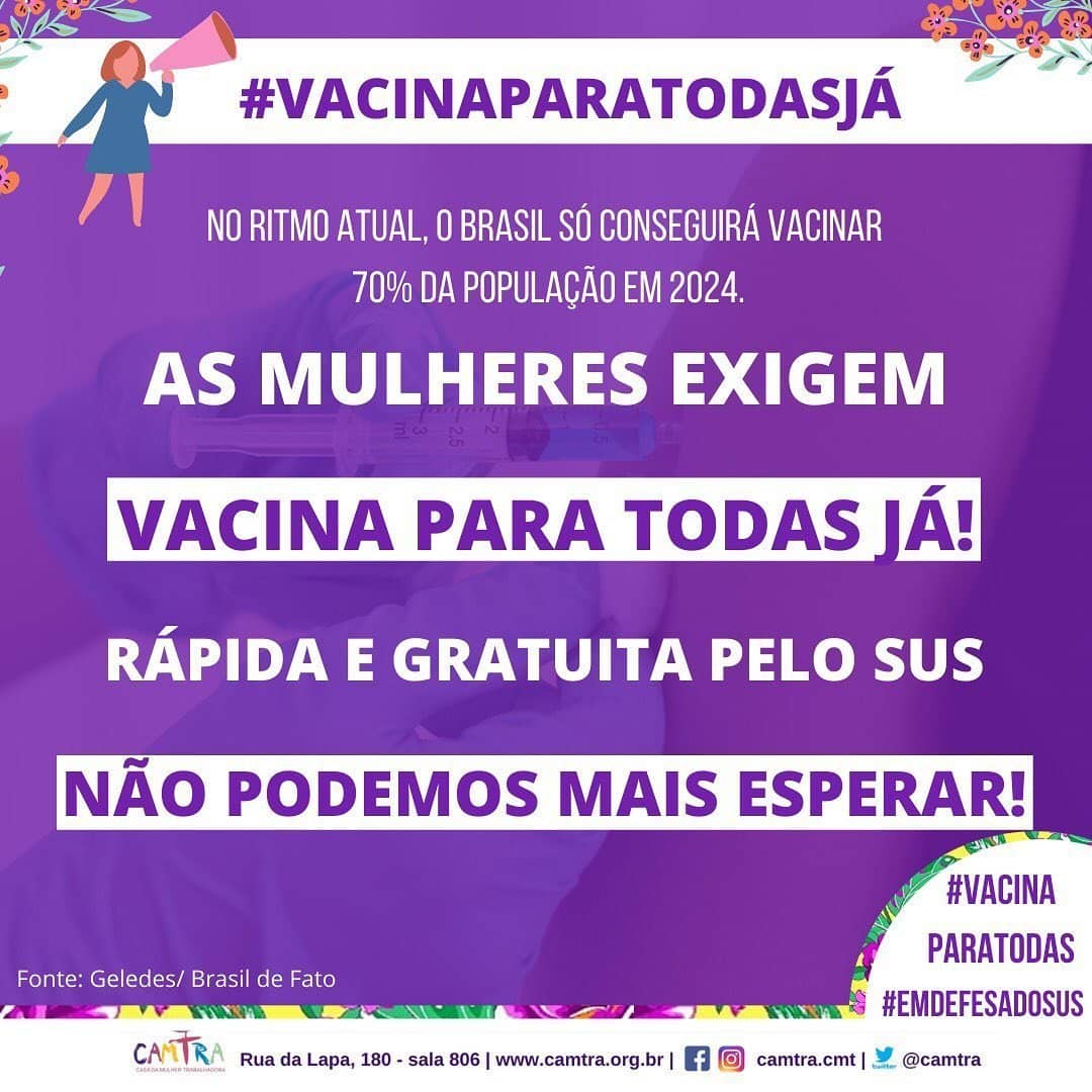 Você está visualizando atualmente Vacina Para Todas Já!
