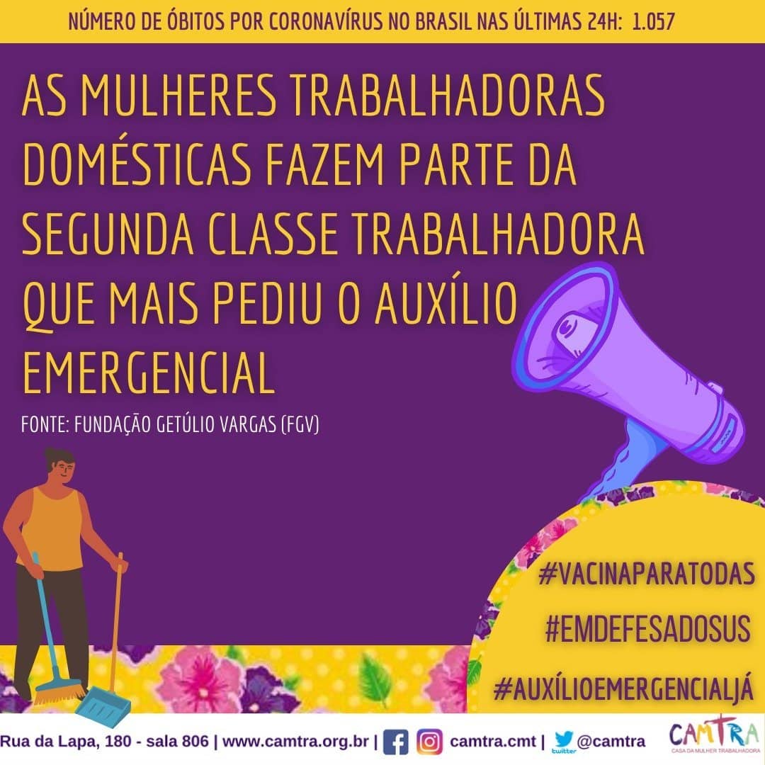Você está visualizando atualmente Mulheres trabalhadoras domésticas tem vidas afetadas com o fim do auxílio emergencial