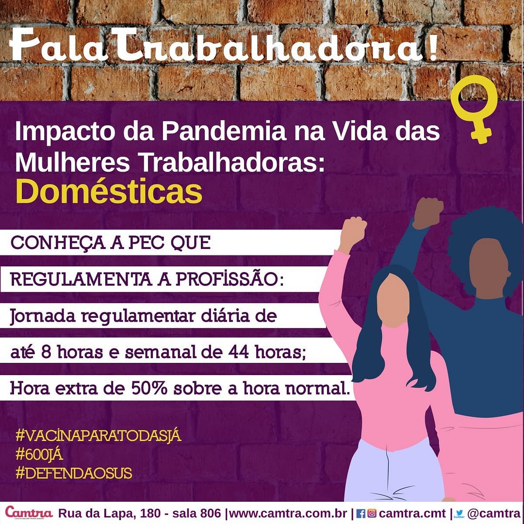 Você está visualizando atualmente Impacto da Pandemia na Vida das Mulheres Trabalhadoras Domésticas