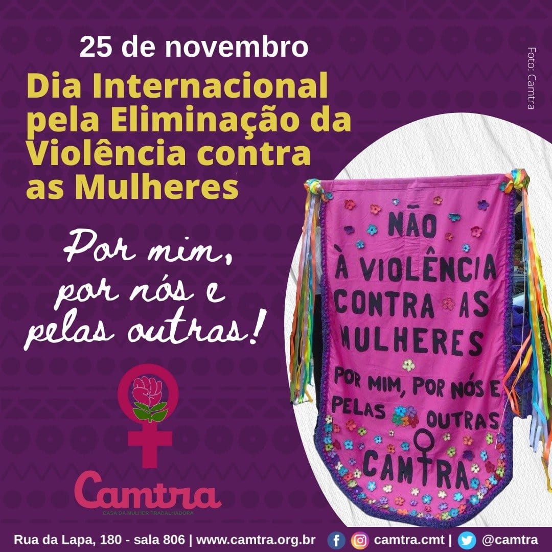 Você está visualizando atualmente 25 de novembro – Dia Internacional Pela Eliminação da Violência Contra a Mulher