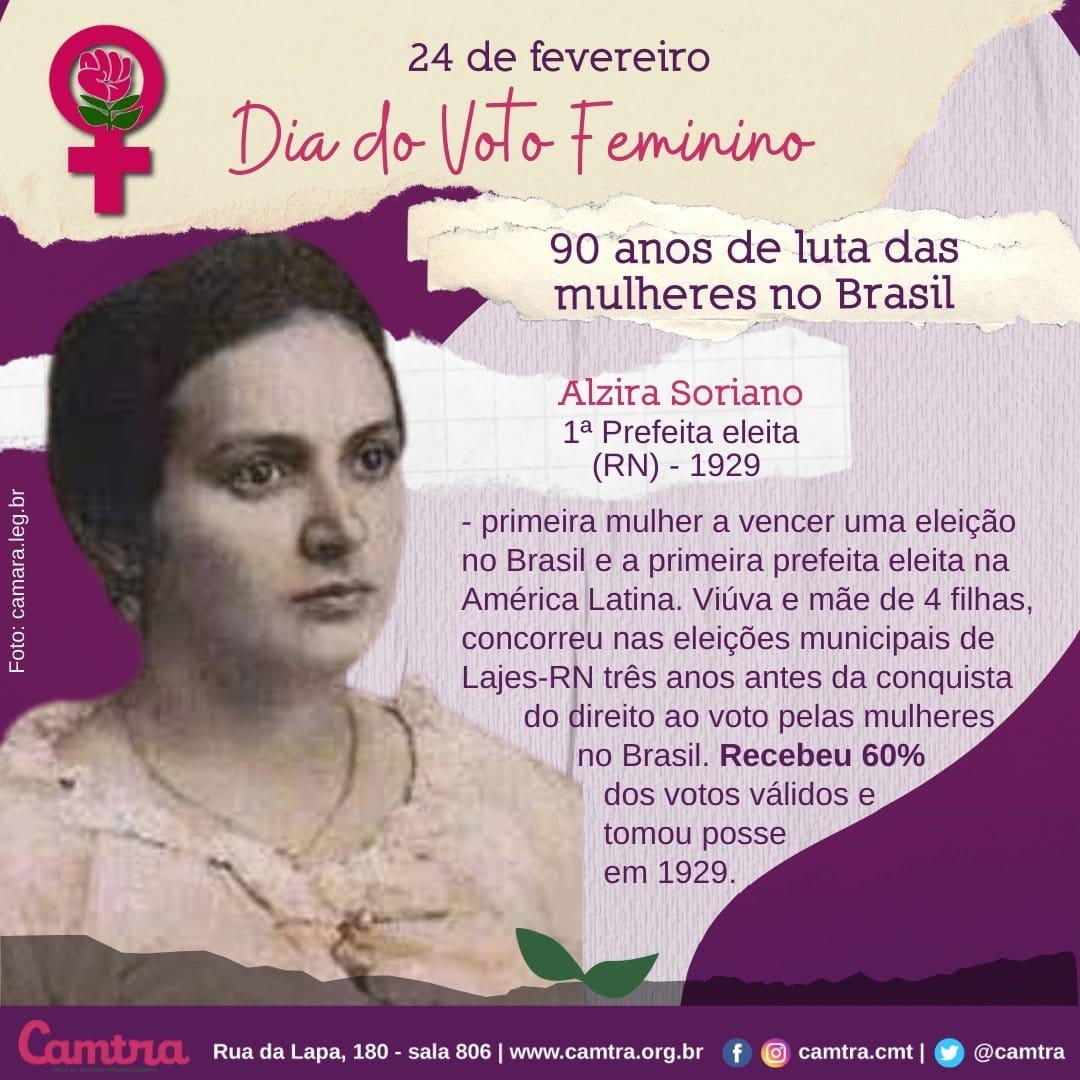 Você está visualizando atualmente 24 de fevereiro – Dia da Conquista do Voto Feminino no Brasil