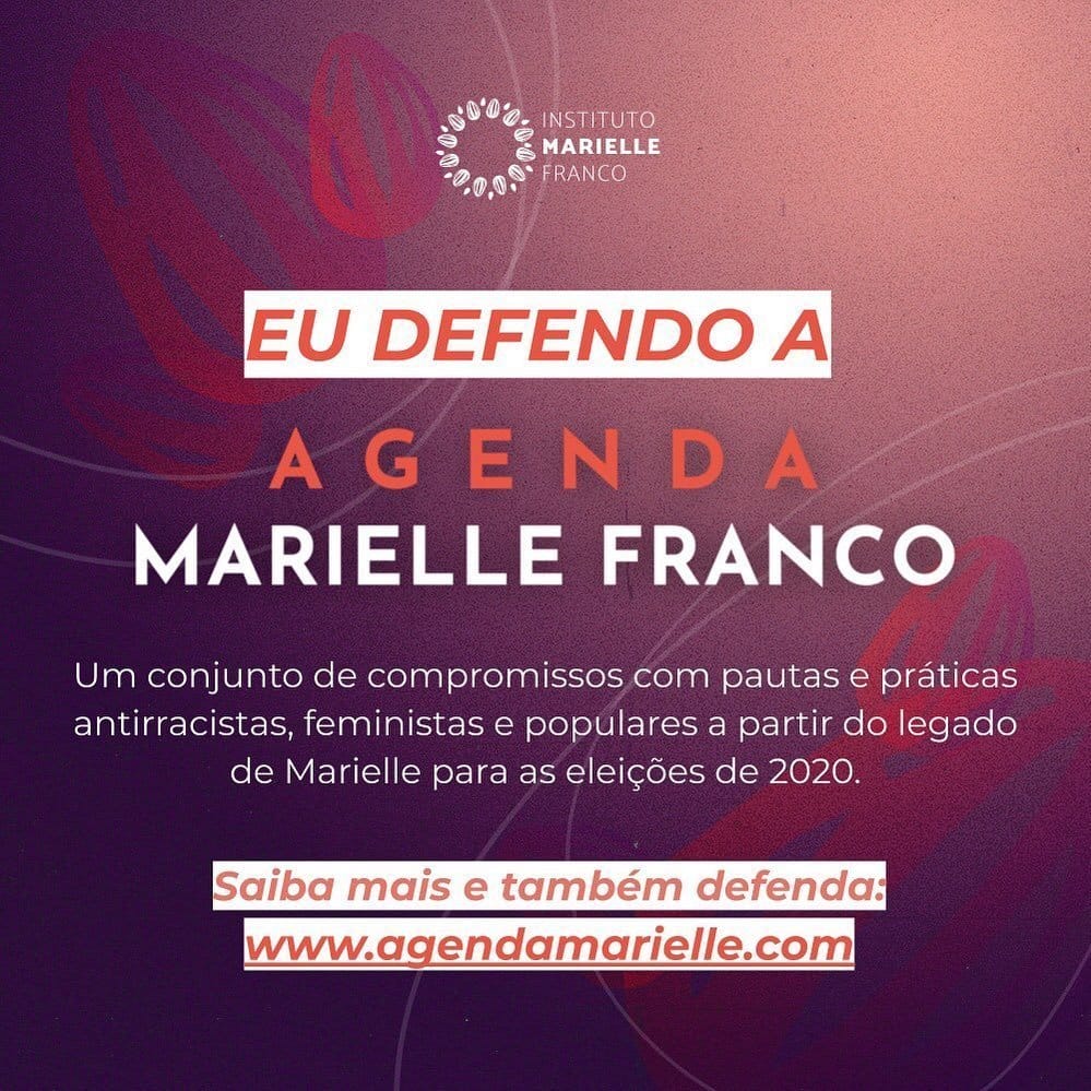 Você está visualizando atualmente Somos defensoras da Agenda Marielle Franco!